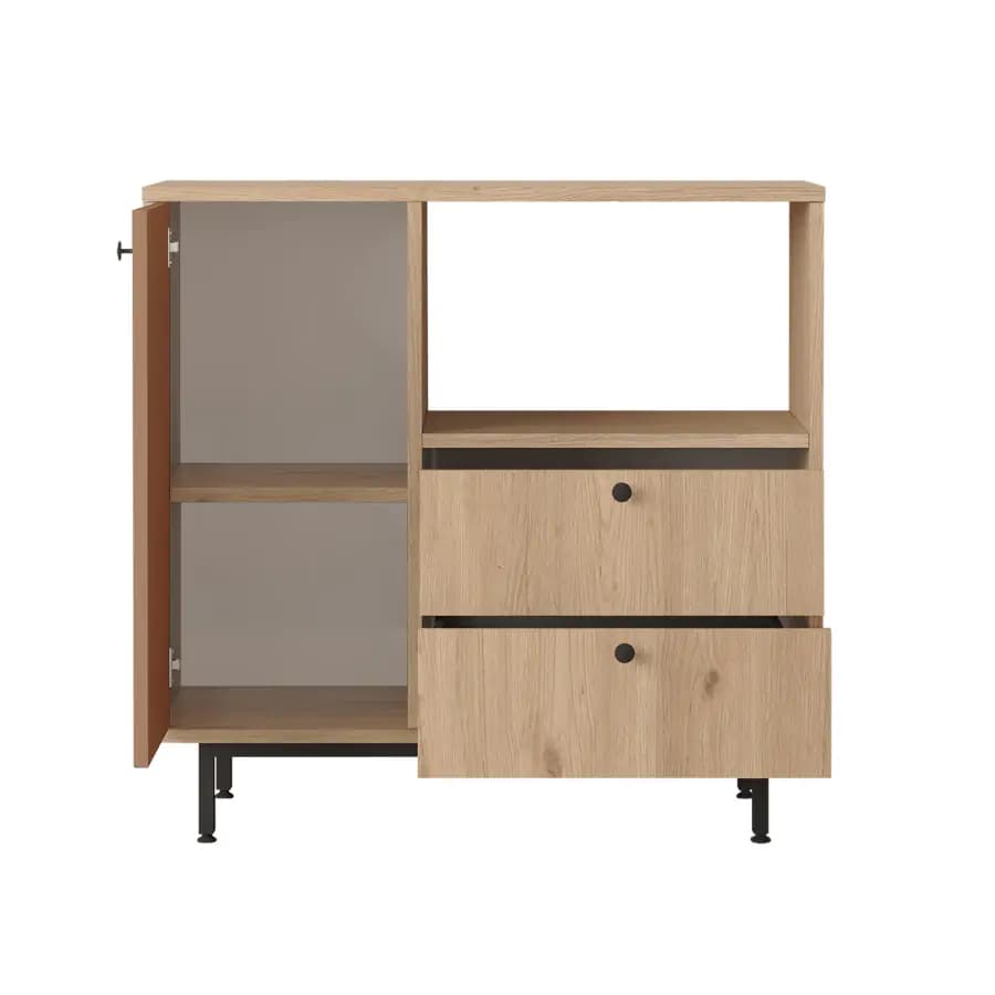 Casarredo Kuchyňská skříňka GARCIA - dub/cihlová - náhled 3