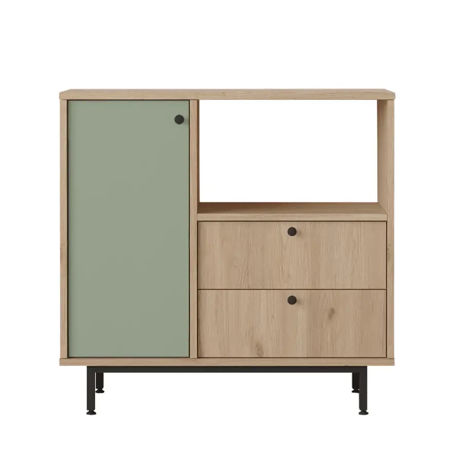 Casarredo Kuchyňská skříňka GARCIA - dub/zelená - náhled 2