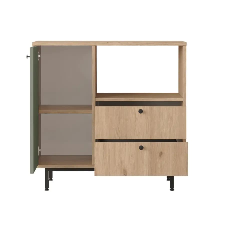 Casarredo Kuchyňská skříňka GARCIA - dub/zelená - náhled 3