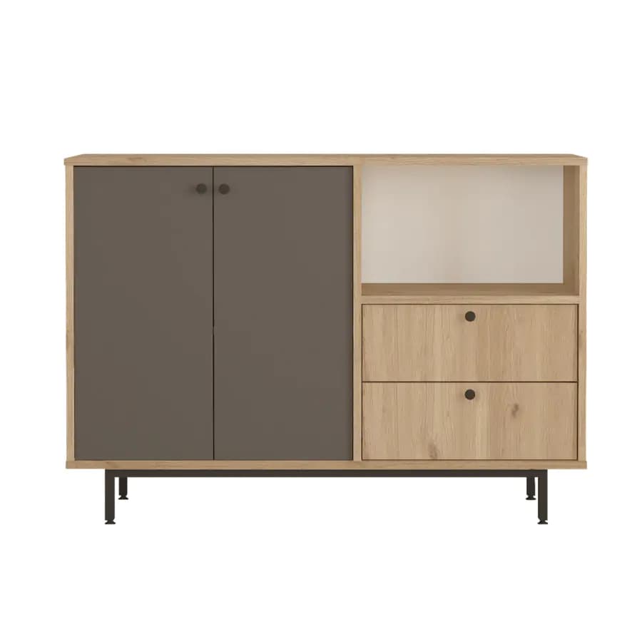 Casarredo Kuchyňská skříňka MORELOS - dub/antracit - náhled 2