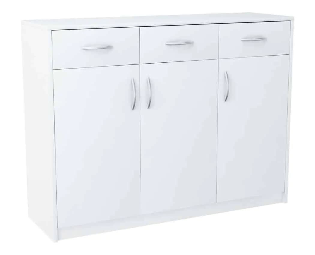 Casarredo Komoda AGNES/HIT 3D3S bílá