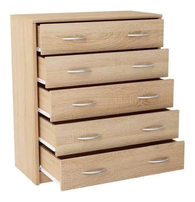 Casarredo Komoda AGNES/HIT 5S dub sonoma - náhled 2