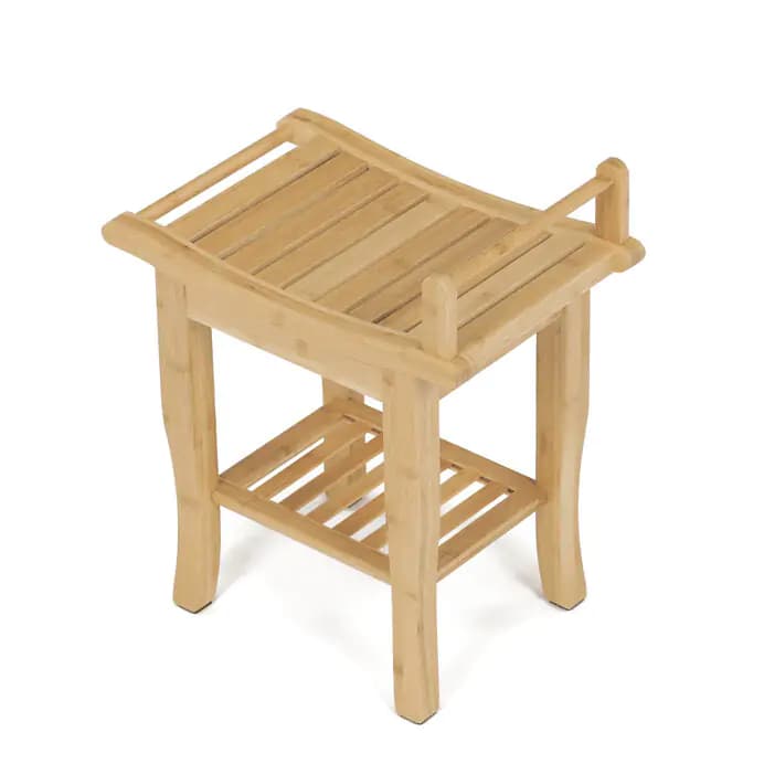 Autronic Stolička bambus DR-B063 NAT - náhled 3