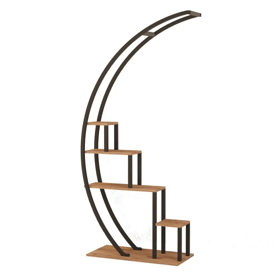 Casarredo Stojan na květiny GARDEN - borovice/černá - náhled 2