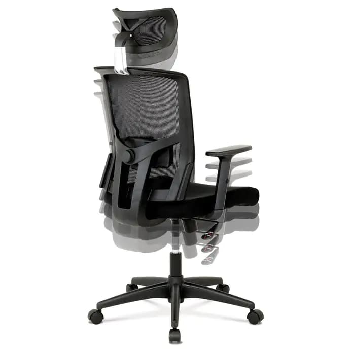 Autronic Kancelářská židle s podhlavníkem KA-B1013 BK - náhled 3