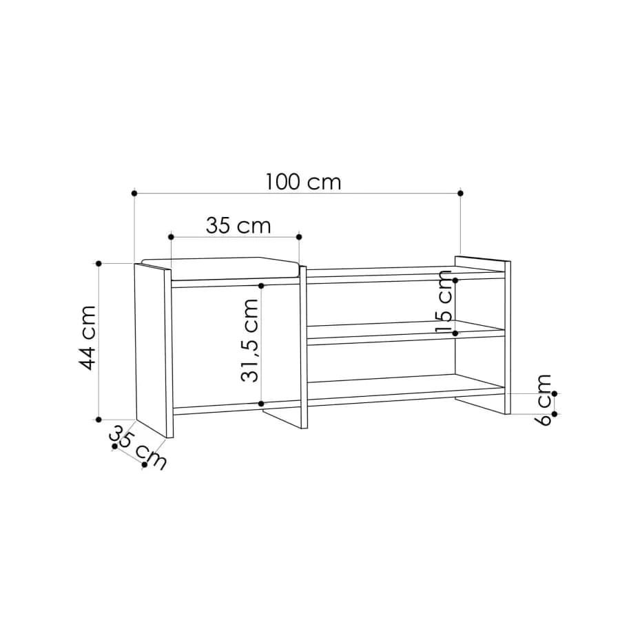 Casarredo Botník ACCIO - bílý - náhled 4