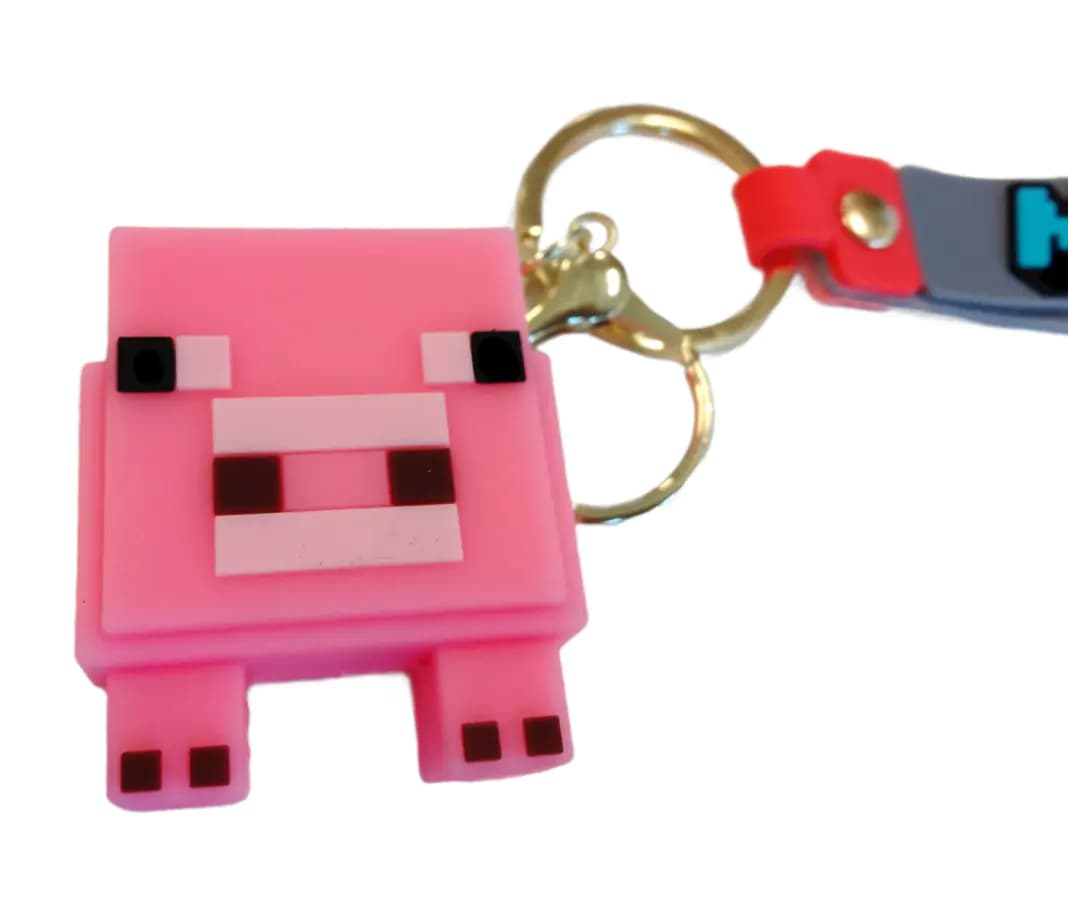 Bagito Dětská klíčenka Minecraft Prase PKBA2288 - náhled 2