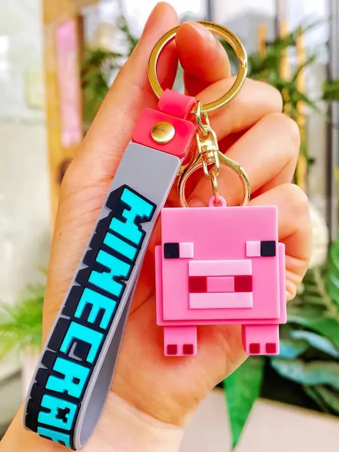 Bagito Dětská klíčenka Minecraft Prase PKBA2288 - náhled 3