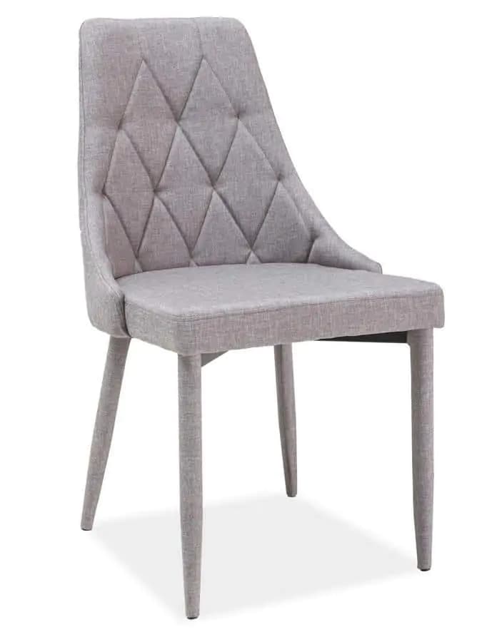 Casarredo Jídelní čalouněná židle TRIX šedá