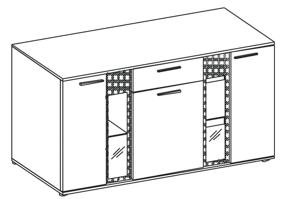 Casarredo Komoda SALSA dub sonoma - náhled 3