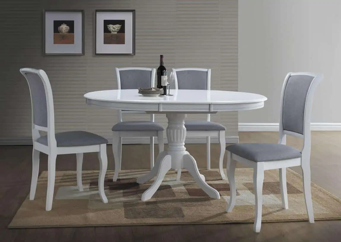 Casarredo Jídelní stůl OLIVIA rozkládací bílý - náhled 4