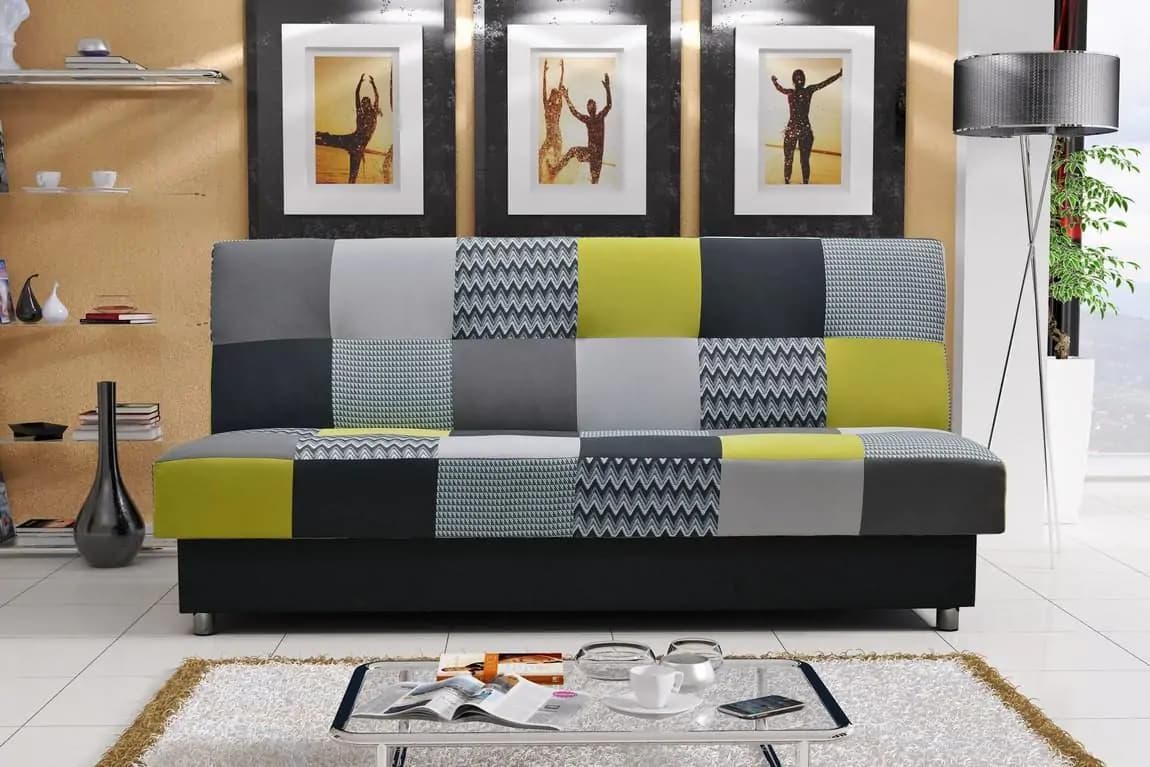 Casarredo Rozkládací pohovka ZIG-ZAG zelená - náhled 4