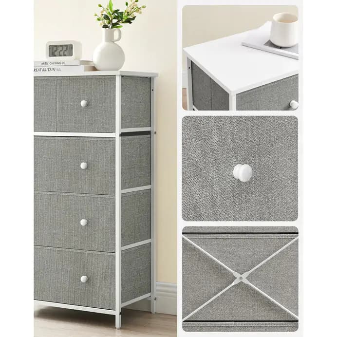 Autronic Regál/komoda AUK-E1051 GREY - šedá - náhled 4