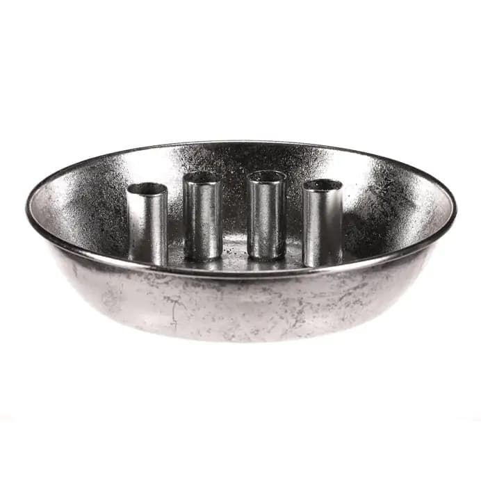 Autronic Svícen kovový UM1031 SIL - náhled 2