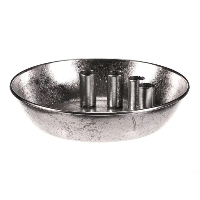 Autronic Svícen kovový UM1031 SIL - náhled 3