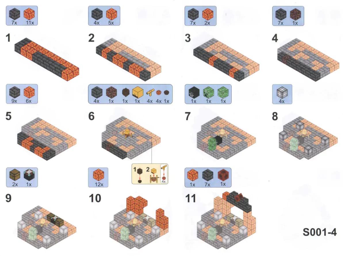 Toybit Magnetická stavebnice Minecraft Danger svítící MSTB2224 - náhled 5