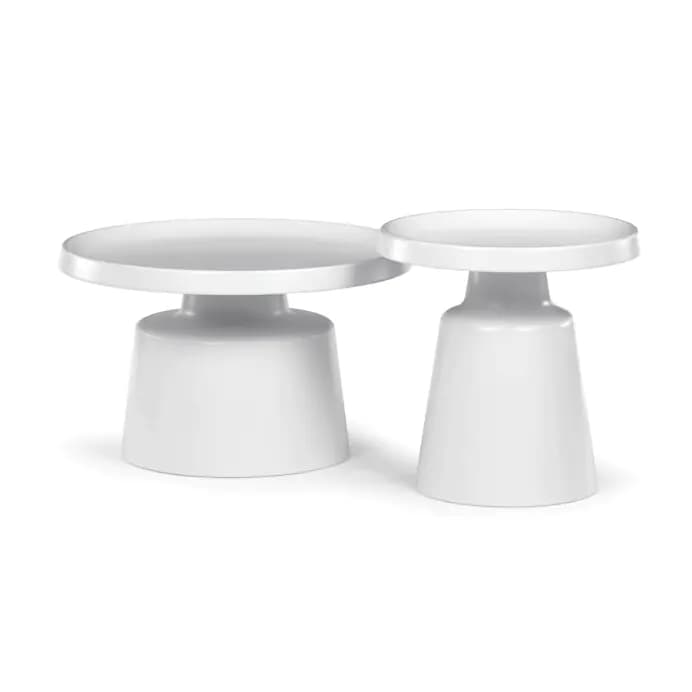Autronic Set stolků CT-F4114 WT - bílá