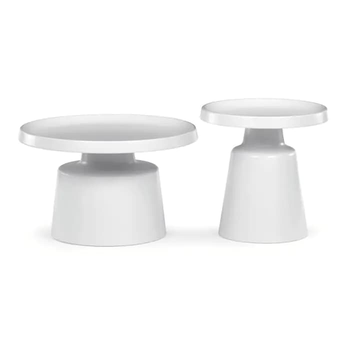 Autronic Set stolků CT-F4114 WT - bílá - náhled 2