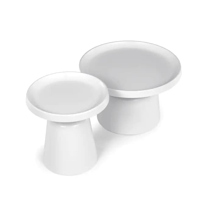 Autronic Set stolků CT-F4114 WT - bílá - náhled 3