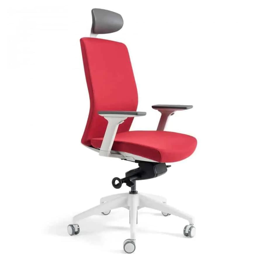 Office Pro Kancelářská židle J2 WHITE SP - červená 202