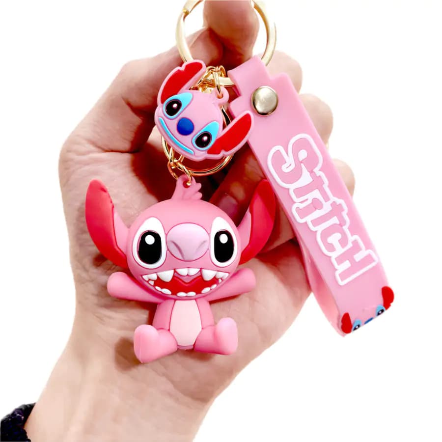 Bagito Dětská klíčenka Lilo a Stitch Angel růžová PKBA2349 - náhled 3
