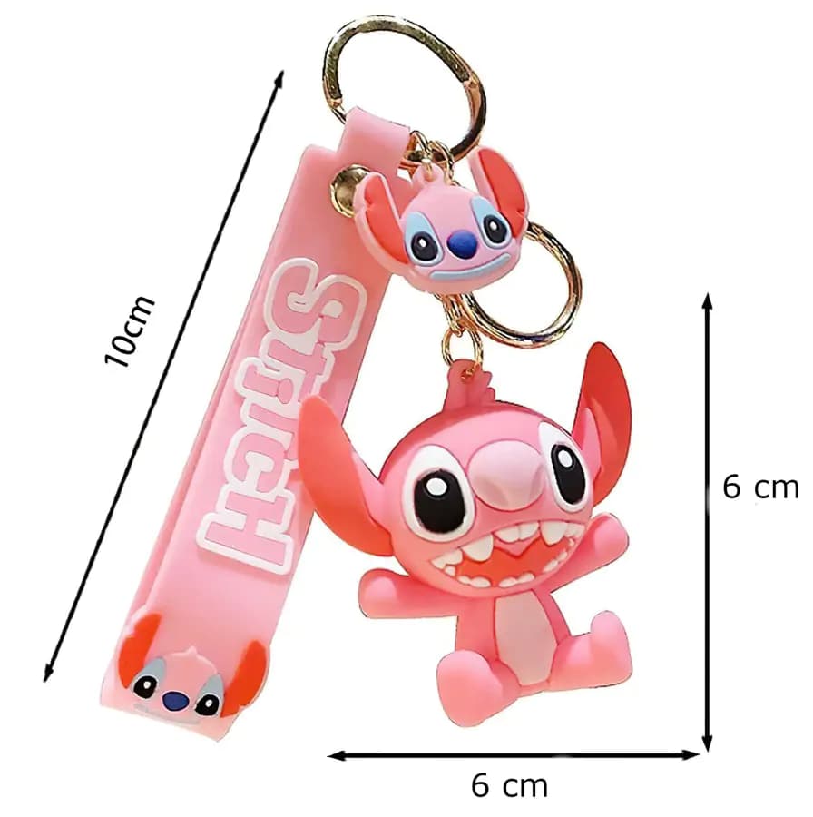 Bagito Dětská klíčenka Lilo a Stitch Angel růžová PKBA2349 - náhled 4