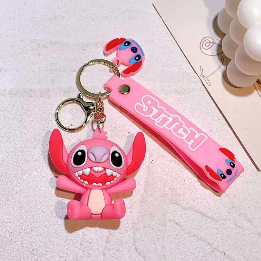 Bagito Dětská klíčenka Lilo a Stitch Angel růžová PKBA2349 - náhled 5