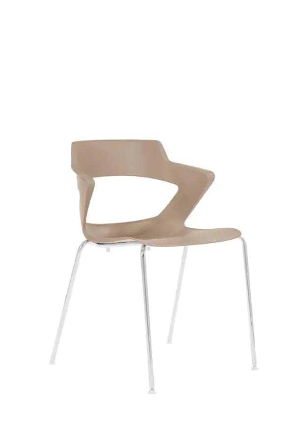 Antares Konferenční židle 2160 PC Aoki - nečalouněná Béžová RAL 1019 - náhled 5