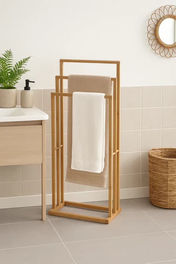 House 5 Věšák na ručníky TRENO natural - náhled 3
