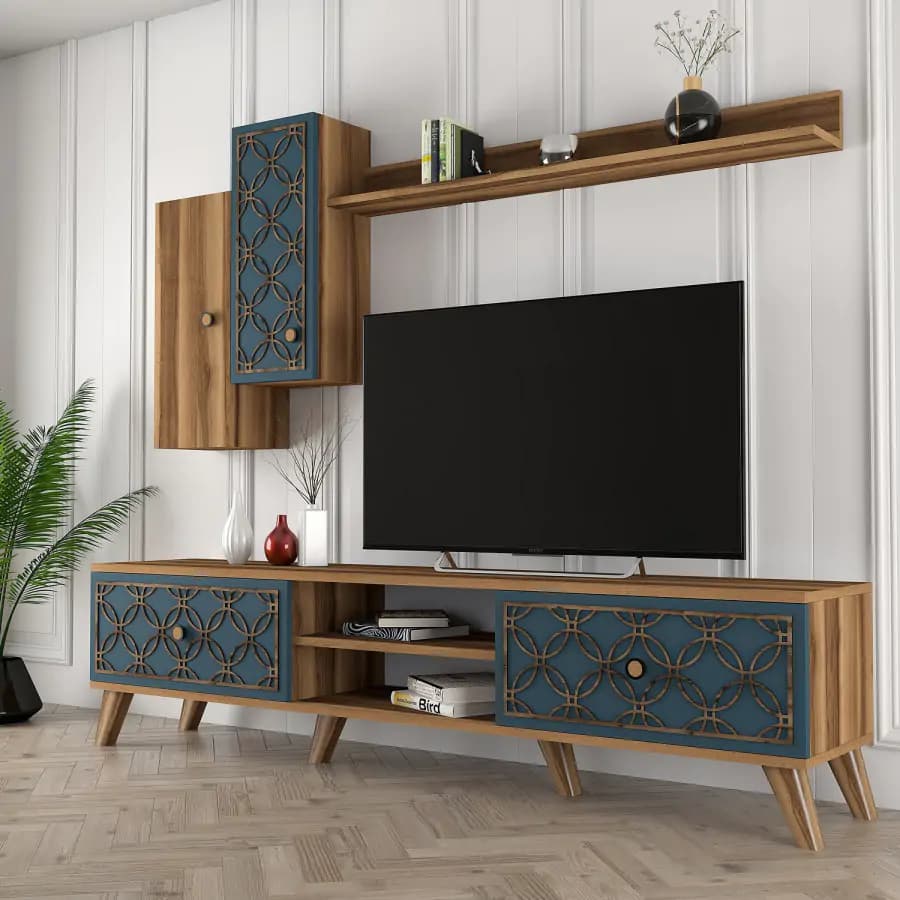 Casarredo Obývací stěna Class S - ořech/chalcedony - náhled 4
