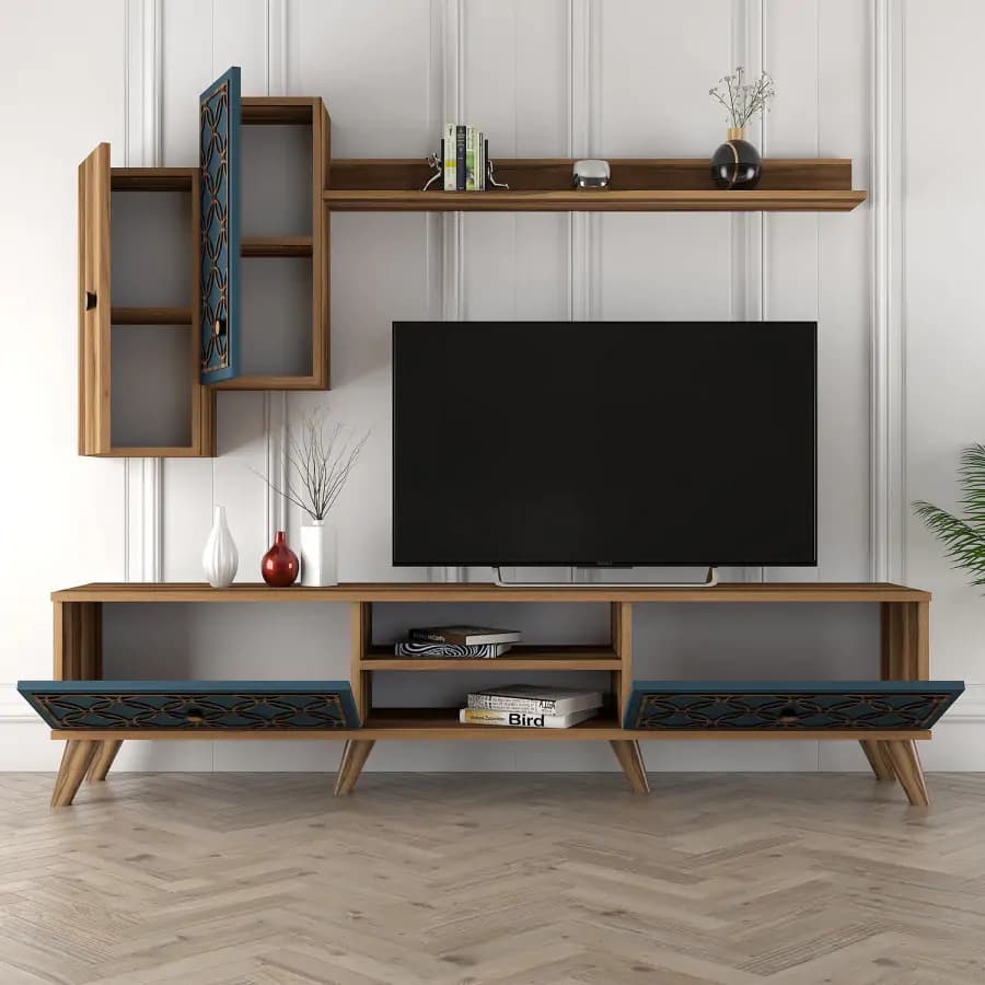 Casarredo Obývací stěna Class S - ořech/chalcedony - náhled 3