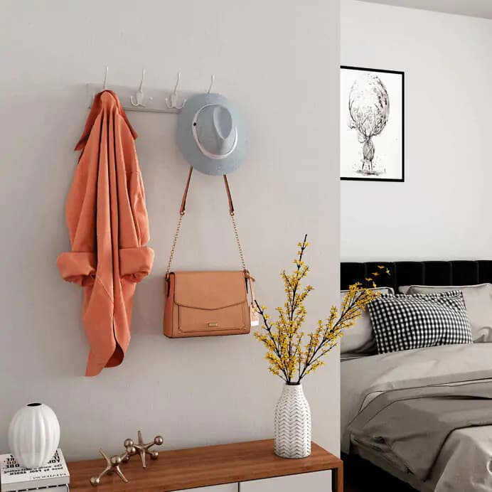 Autronic Nástěnný věšák ABP-E1030 WT - náhled 2