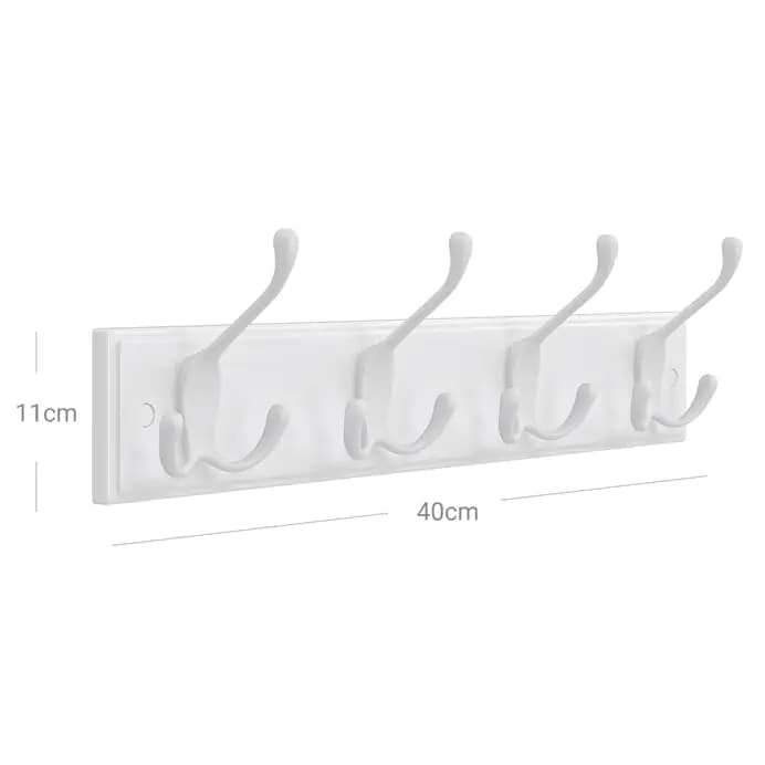 Autronic Nástěnný věšák ABP-E1030 WT - náhled 5