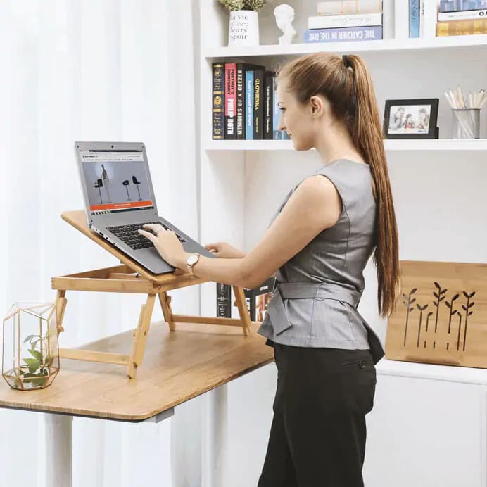 Autronic Skládací stolek na notebook AKF-E1002 NAT - náhled 2