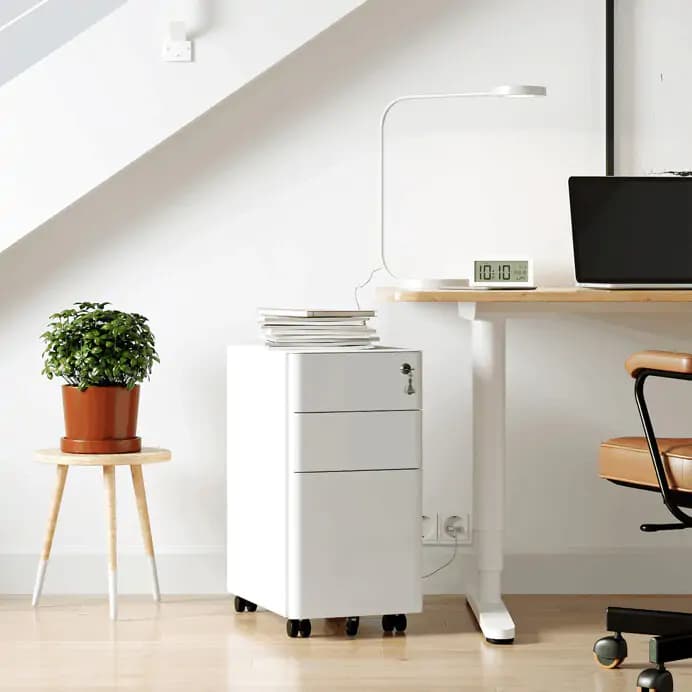Autronic Kancelářský kontejner AUK-E1130 WT - bílá - náhled 2