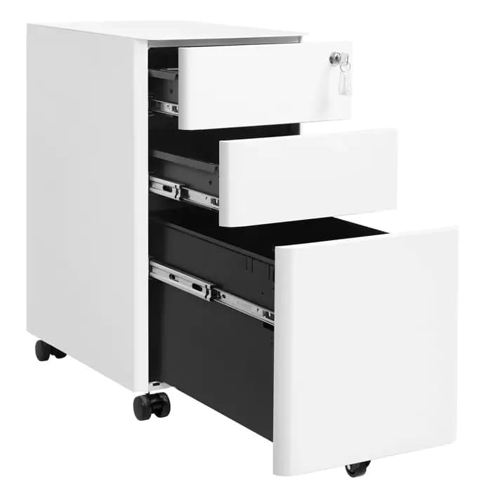 Autronic Kancelářský kontejner AUK-E1130 WT - bílá - náhled 3