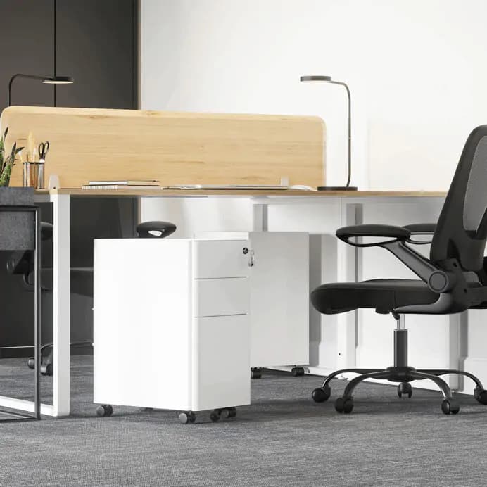 Autronic Kancelářský kontejner AUK-E1130 WT - bílá - náhled 4