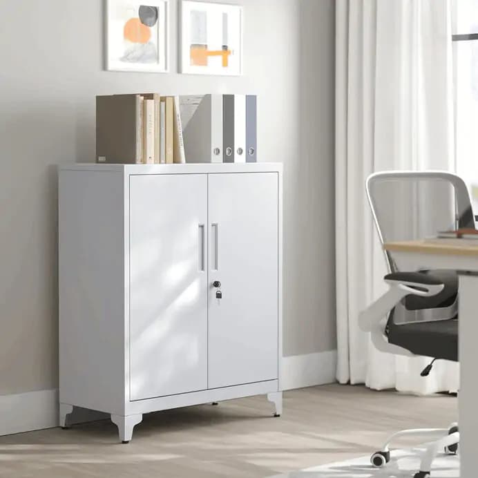 Autronic Kovová skříňka AUS-E1113 WT - bílá - náhled 3