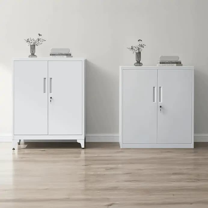 Autronic Kovová skříňka AUS-E1113 WT - bílá - náhled 4