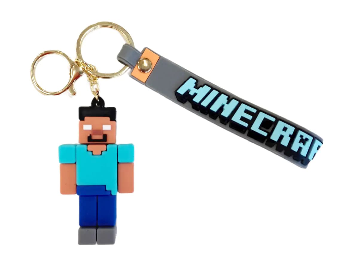 Bagito Dětská klíčenka Minecraft Steve Pixel PKBA2355 - náhled 5