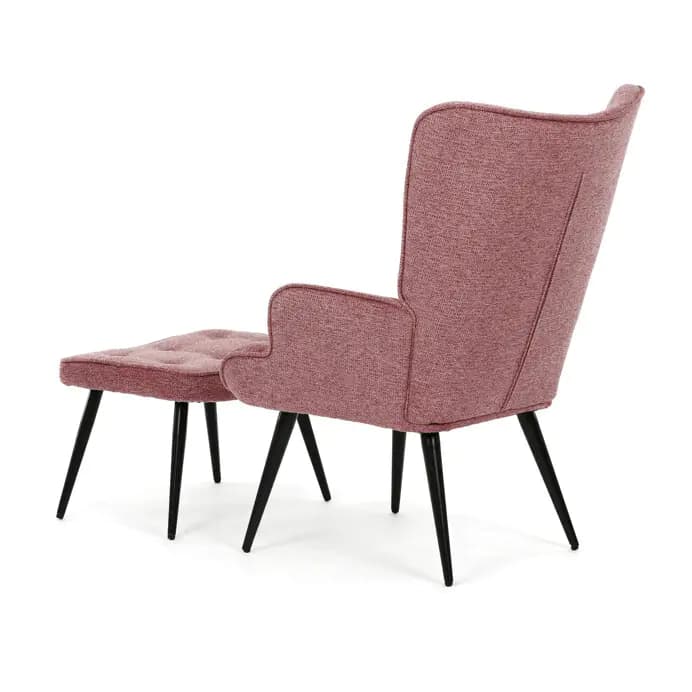 Autronic Křeslo s podnožkou AK-303 PINK2 - náhled 3