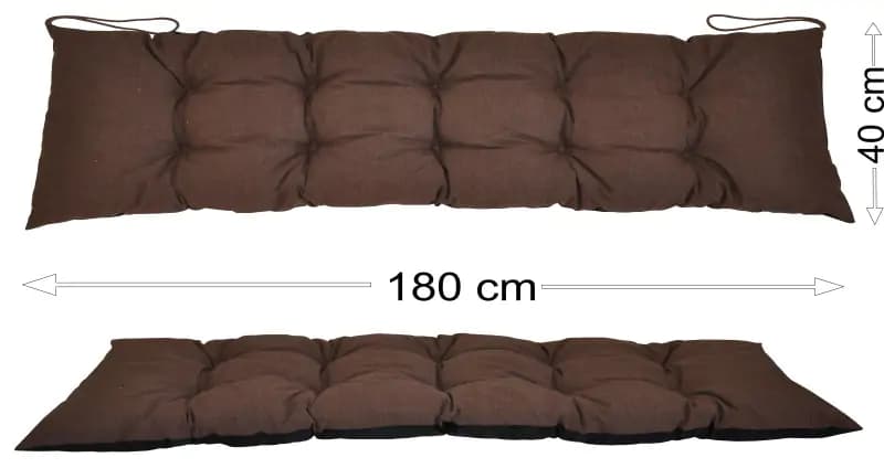 Axin Trading Podsedák 180x40 - hnědý melír - náhled 3