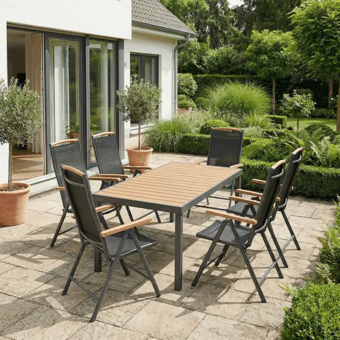 Autronic Zahradní skládací křeslo AZC-W1408 GREY - náhled 3