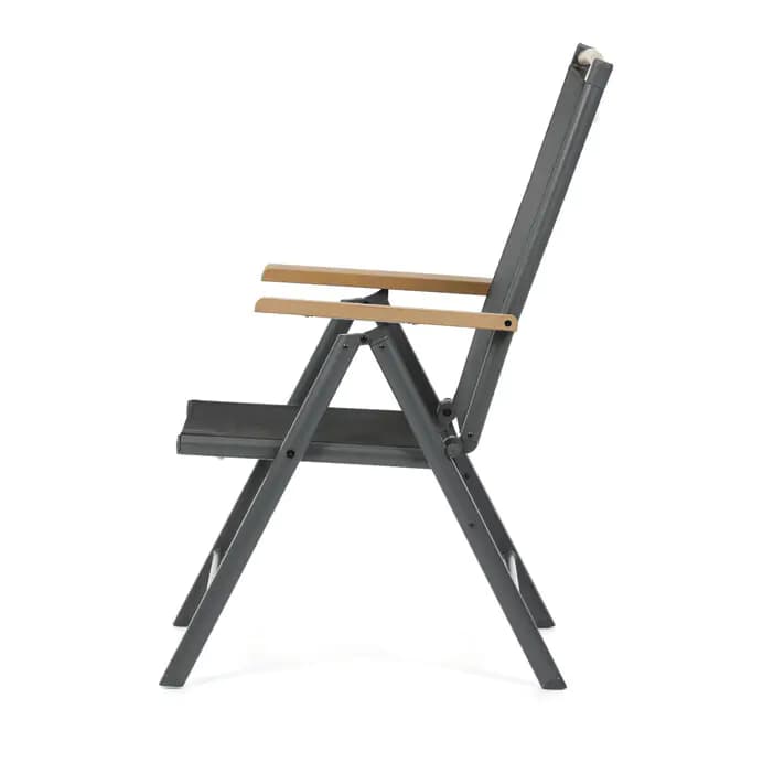 Autronic Zahradní skládací křeslo AZC-W1408 GREY - náhled 2