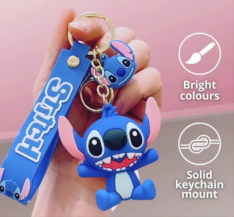 Bagito Dětská klíčenka Lilo a Stitch modrý PKBA2350 - náhled 5