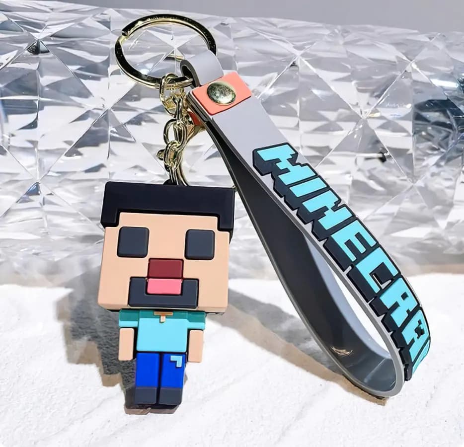 Bagito Dětská klíčenka Minecraft Steve PKBA2354 - náhled 4