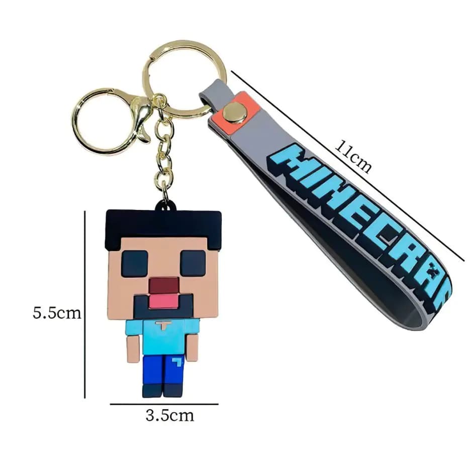 Bagito Dětská klíčenka Minecraft Steve PKBA2354 - náhled 5