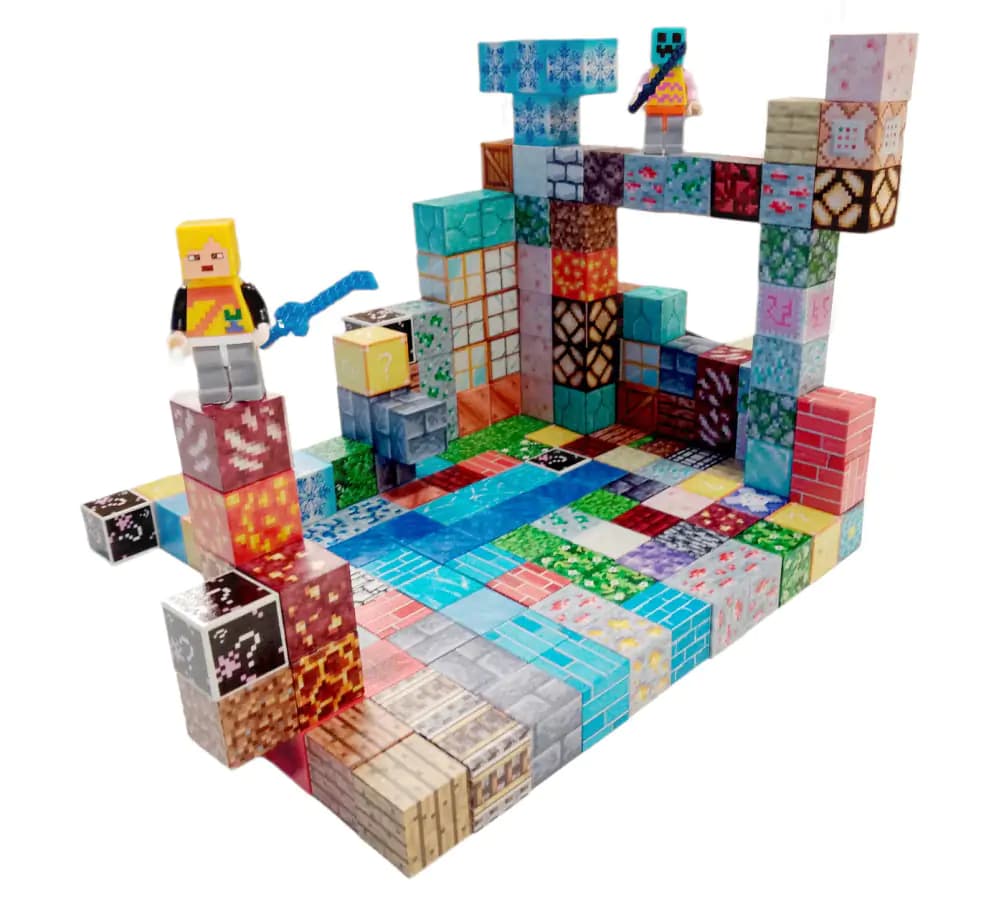 Toybit Magnetická stavebnice Minecraft MSTB2358 - náhled 3