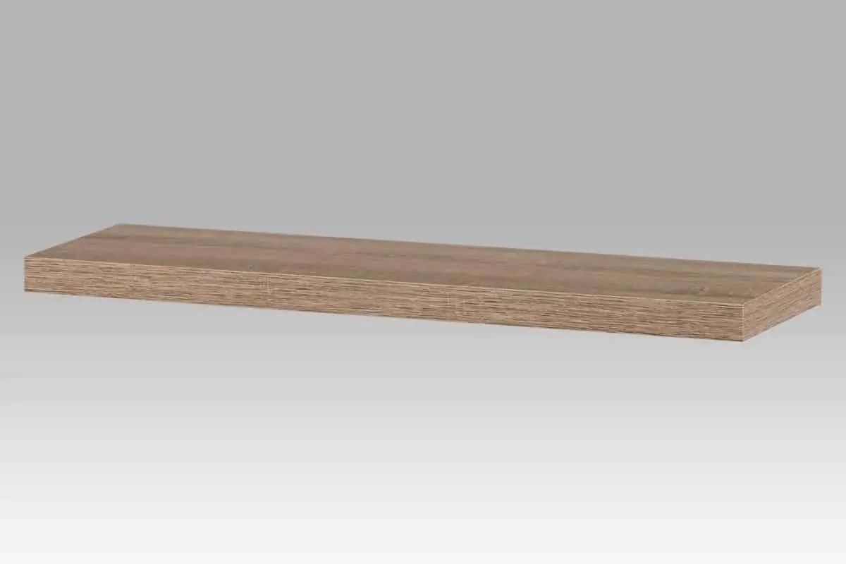 Autronic Nástěnná polička 90cm P-013 SON1 - dub sonoma - náhled 4