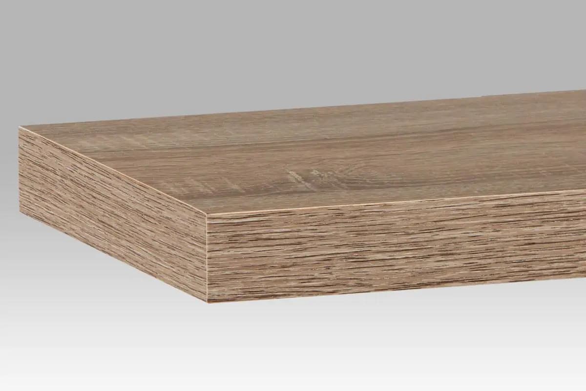 Autronic Nástěnná polička 90cm P-013 SON1 - dub sonoma - náhled 2